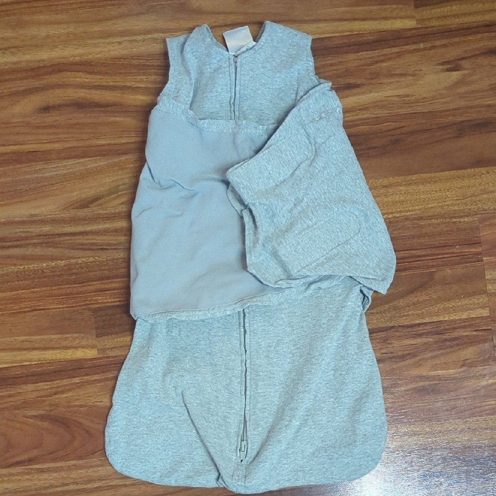 Gray Sleeveless Baby Sleeping Bag